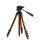 TRIOPO K168 alumínium tripod - 140cm állvány (narancssárga)