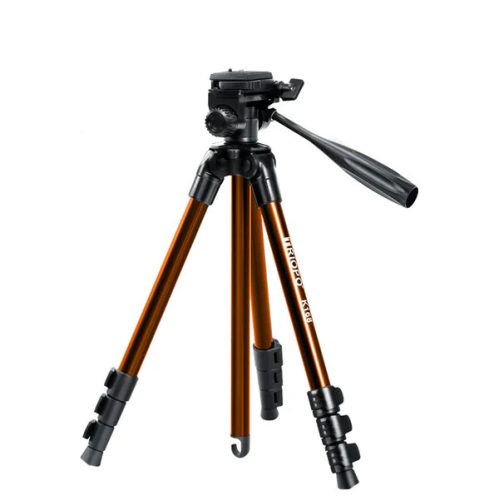 TRIOPO K168 alumínium tripod - 140cm állvány (narancssárga)