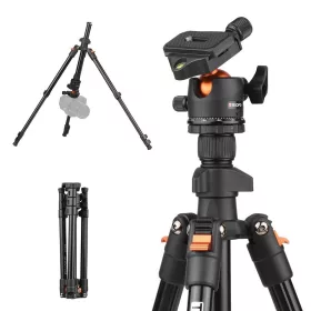   TRIOPO K268 Alumínium Tripod +K2 Gömbfej (160cm Állvány) - Fekete