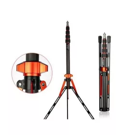  TRIOPO LS-255cm Carbon-fiber Szénszálas Fotóállvány / Vaku & LED Lámpa-tartó Stúdió Állvány (1/4")
