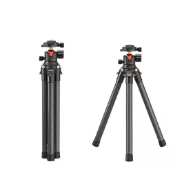   TRIOPO TS-255N Carbon Fiber Szénszálas Tripod +X2 Gömbfej (157cm Állvány)