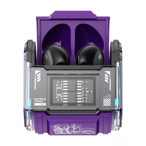 Transformers MG-C03 TWS Vezeték nélküli Fejhallgató (lila)