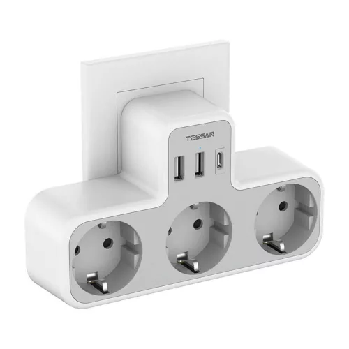 Tessan Fali Aljzat Többfunkciós /USB Csatlakozó (TS-323-DE-C)