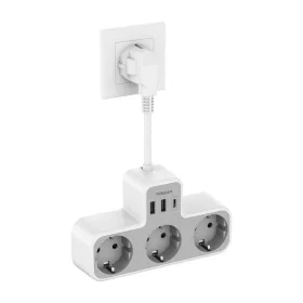   Tessan Többfunkciós Elosztó /USB CsatlakozóÉs túlfeszültségvédElemmel (TS-323X-C)