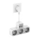 Tessan Többfunkciós Elosztó /USB CsatlakozóÉs túlfeszültségvédElemmel (TS-323X-C)