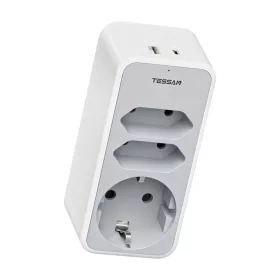   Tessan Többfunkciós Fali Aljzat /USB Csatlakozó (TS-330-C)