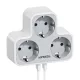 Tessan Többfunkciós Fali Aljzat /USB Csatlakozó (TS-331)
