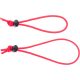 Think Tank Red Whips Bungie Cable Ties V2.0 - Állítható elasztikus kábelkötegelő - Piros 12 db