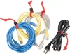 Think Tank Red Whips Bungie Cable Ties V2.0 - Állítható elasztikus kábelkötegelő - Piros 12 db