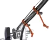 Think Tank Red Whips Bungie Cable Ties V2.0 - Állítható elasztikus kábelkötegelő - Piros 12 db