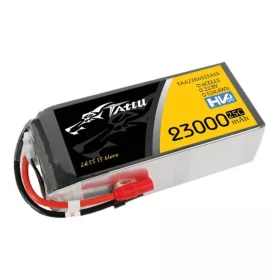   Tattu 23000mAh 22.8V 25C 6 Cellás Lipo Akkumulátor XT150+AS150 Csatlakozó (TAA23K6S25ASX)