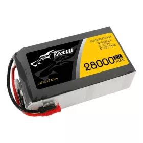   Tattu 28000mAh 22.2V 25C 6S1P Lipo Akkumulátor AS150+XT150 Csatlakozó (TAA28K6S25ASX)
