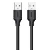 UGREEN US102 USB-A kábel, 0,25 m (fekete)