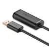 UGREEN US121 aktív USB 2.0 hosszabbító 20m - fekete