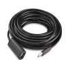 UGREEN US121 aktív USB 2.0 hosszabbító 20m - fekete