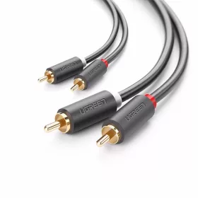   UGREEN AV104 2x RCA (Cinch) 2x RCA (Cinch) kábel, 2m (fekete)