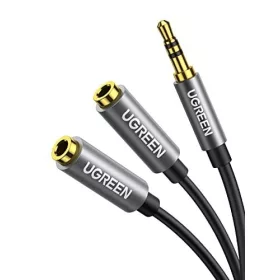   UGREEN 3.5mm Jack AUX Stereo Osztó Kábel - Splitter (20cm) [AV123]