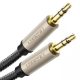 UGREEN AV125 3,5 mm-es jack kábel, 1m (szürke)