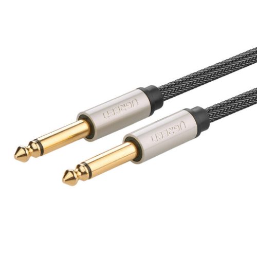Ugreen AV128 Jack 6.3mm to jack 6.35mm kábel , 5m, aranyozott (fekete)