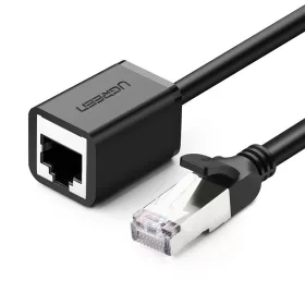   UGREEN Ethernet hosszabbító kábel RJ45, Cat. 6, FTP, fém dugóval 0,5m (fekete)