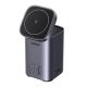 UGREEN CD342 GaN 2in1 Töltőállomás, Qi, 2xUSB-C, 1x USB-A, 100 W (szürke)