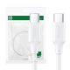 UGREEN 15173 USB-C - USB-C kábel, 100 W, 5A, 1,5m (fehér)
