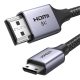 UGREEN HD163 15515 Mini HDMI Kábel, 4K60Hz, 2m, 8k (Fekete)