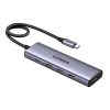 UGREEN Revodok CM511 Hub / adapter  USB-C 3x USB-re, HDMI, USB-C, HDMI 4K 30Hz, PD 100W (szürke)