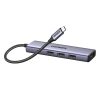 UGREEN Revodok CM511 Hub / adapter  USB-C 3x USB-re, HDMI, USB-C, HDMI 4K 30Hz, PD 100W (szürke)