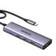 Ugreen  USB-C Hub CM511, HDMI 4K 60Hz, 3x USB 3.0 5Gbps, PD 100W (ezüst)