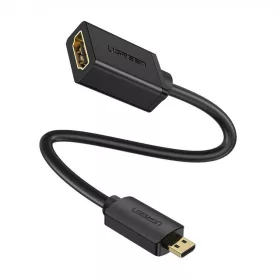 UGREEN Micro HDMI-HDMI Adapter 20cm (Fekete) Kábel (20134B)