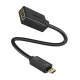 UGREEN Micro HDMI-HDMI Adapter 20cm (Fekete) Kábel (20134B)