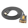UGREEN USB - DB9 RS-232 Kábel CR104, 2m (fekete)