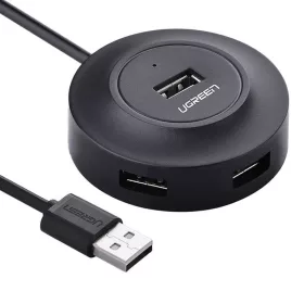 UGREEN CR106 4in1 adapter, 4xUSB, 1m (fekete)