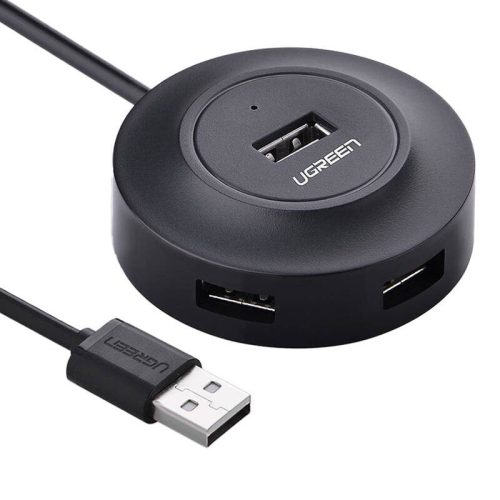 UGREEN CR106 4in1 adapter, 4xUSB, 1m (fekete)