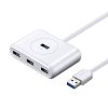UGREEN CR113 Hub USB to 4x USB 3.0 5Gbps, 1m (fehér)