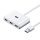 UGREEN CR113 Hub USB to 4x USB 3.0 5Gbps, 1m (fehér)