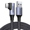 UGREEN US385 USB-USB-C Kábel, 3A, 1m (Fekete)