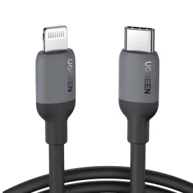 UGREEN US387 USB-C Lightning Kábel, 1m (Fekete)