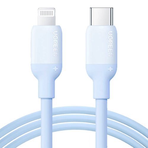 UGREEN USB-C Lightning TöltőKábel, PD 3A, 1m (kék)