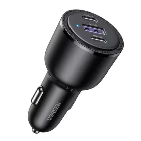 Ugreen 20467B Autós Töltő 2x USB-C + USB, 69W (fekete)