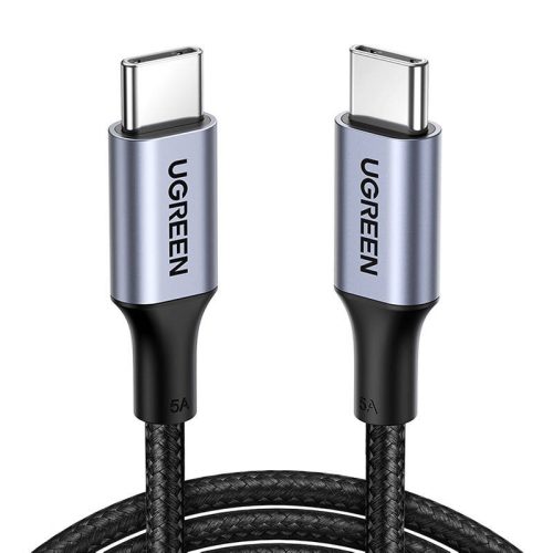 UGREEN US316 USB-C - USB-C Kábel, 100W, 5A 0,5m (Fekete)