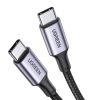 UGREEN US316 USB-C - USB-C Kábel, 100W, 5A 0,5m (Fekete)