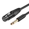 UGREEN AV131 XLR anya - Jack 6.35 apa, 5m (fekete)