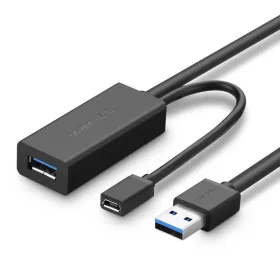 UGREEN US175 USB 3.0 - micro USB hosszabbító 5m - fekete