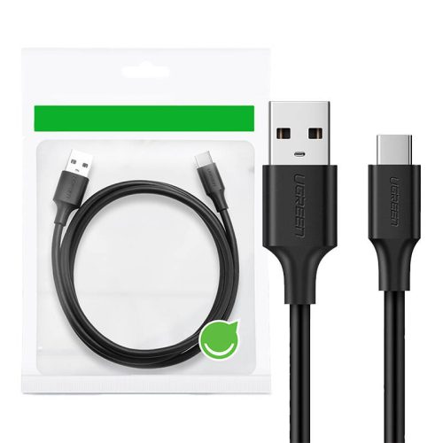 UGREEN USB és USB-C 3.0 Kábel, 1m (Fekete)