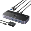 Ugreen CM687 USB 3.0 megosztó kapcsoló (2 be / 4 ki)