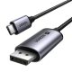 UGREENcm556 USB-C DisplayPort 8K 1m Adapter (Fekete)