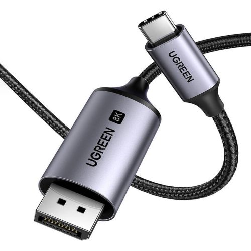 UGREEN USB-C - DisplayPort Kábel, 8K, 2m (Fekete)