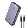 Powerbank 20000mAh Ugreen PB720, USB + 2x USB-C, 100W PD (szürke)